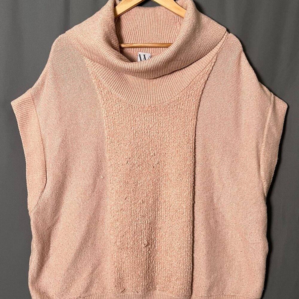 ‼️CLEARANCE Worthington 2X Women's Peach Cowl Chenille Dolman Sweater